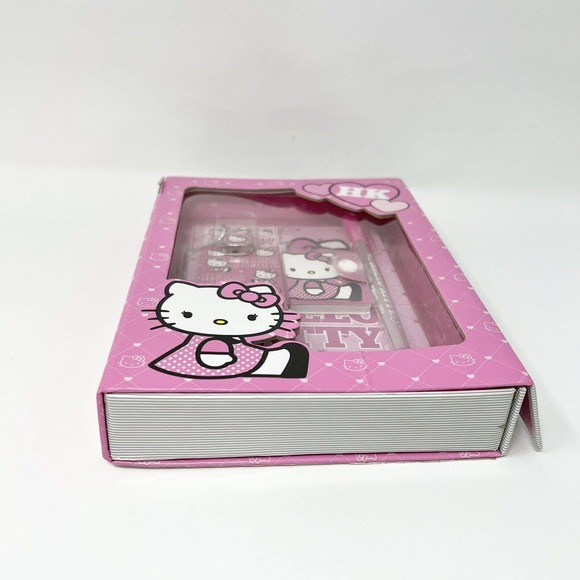Rare Sanrio 2014 Hello Kitty Diary W/lock Pen Stickers Mini Journal And Box - Picture 8 of 12